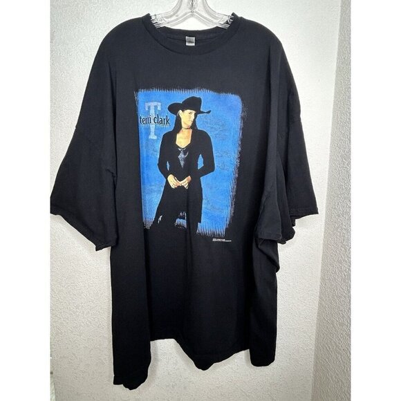 Vintage Terri Clark Shirt Mens 5X Black 2001 Y2K Country Music Western Concert - Picture 2 of 12